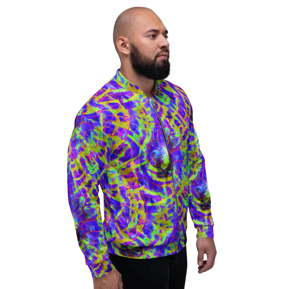 Victoire Vortex on Bomber Jacket — Right