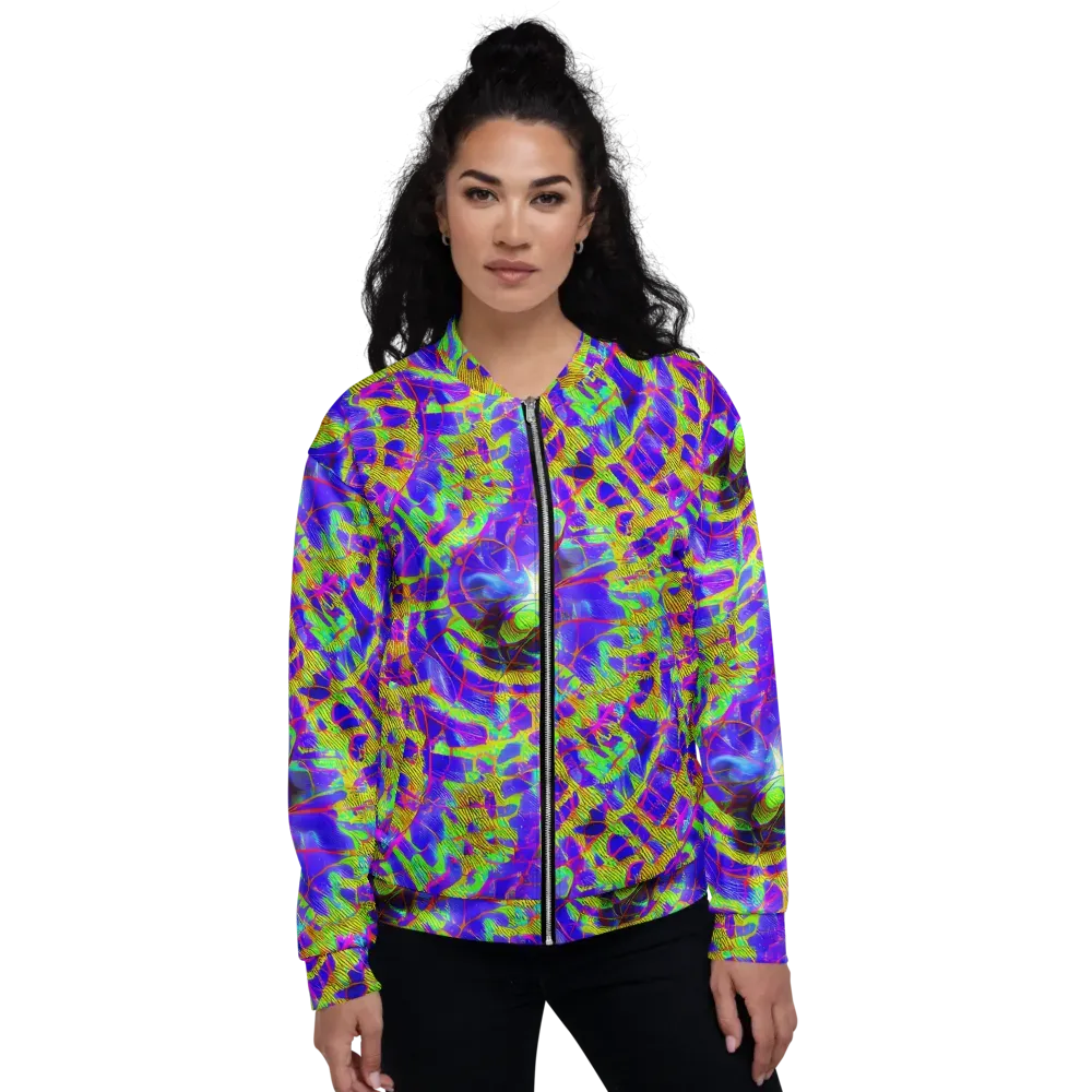 Victoire Vortex on Bomber Jacket — Front
