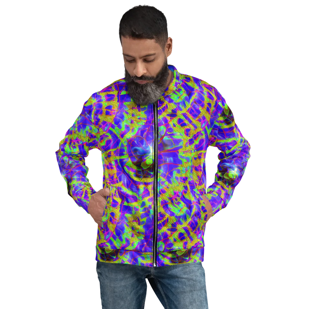 Victoire Vortex on Bomber Jacket — Front