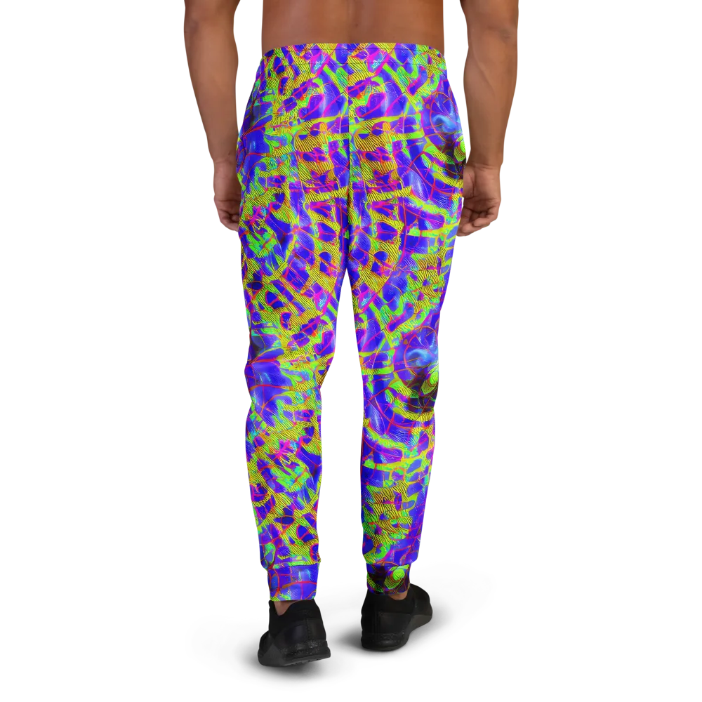 Victoire Vortex on Men's Joggers — Back
