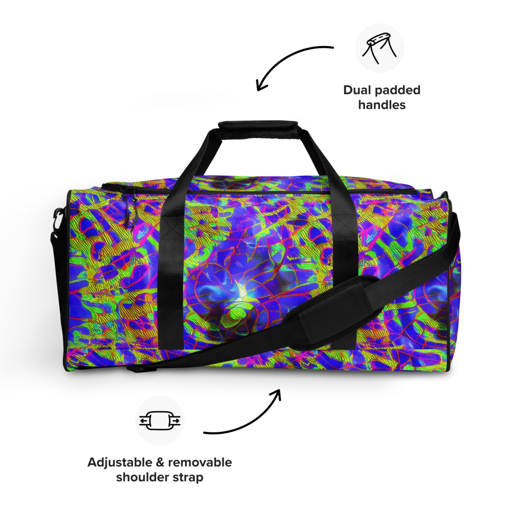 Victoire Vortex on Duffle Bag — Front
