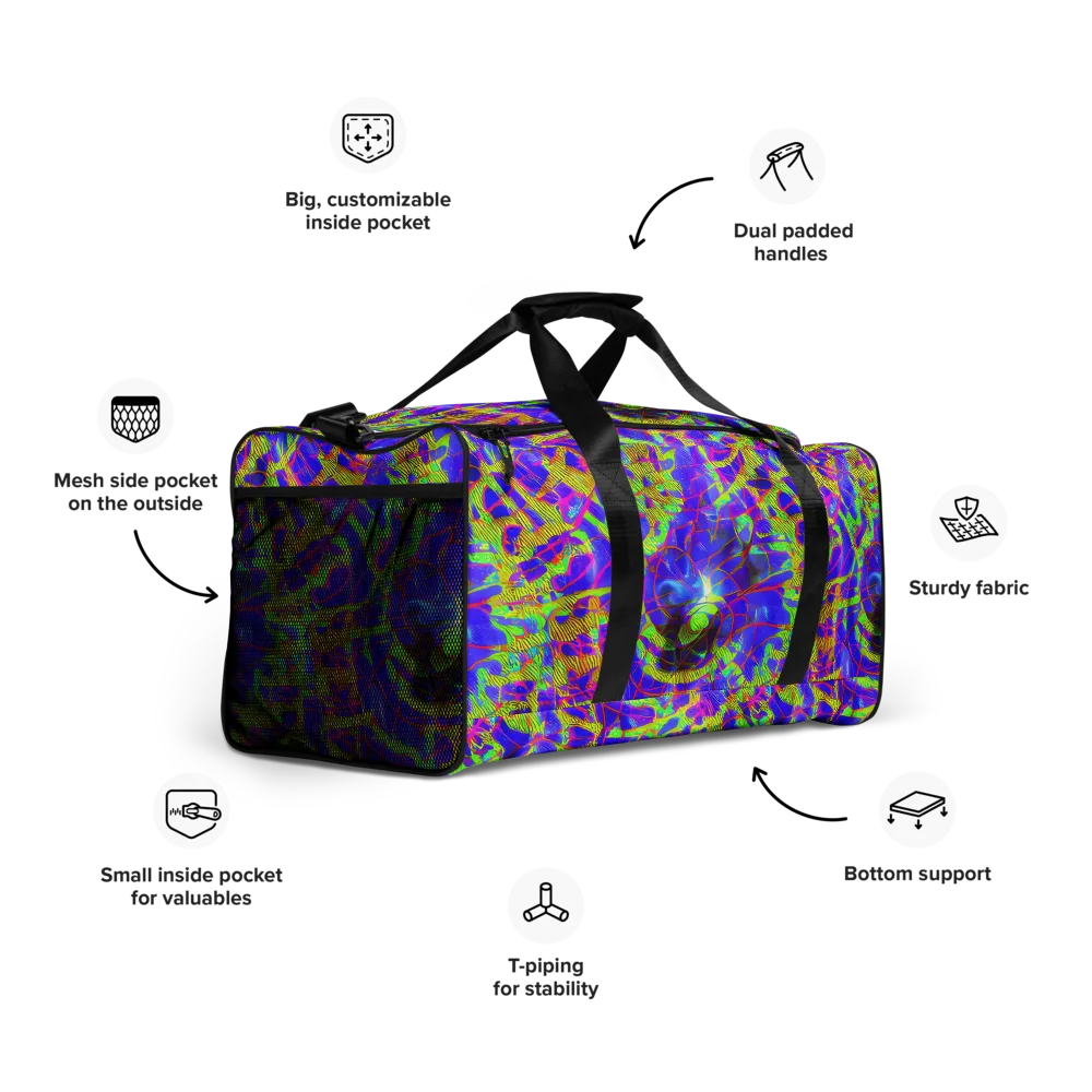 Victoire Vortex on Duffle Bag — Right Front