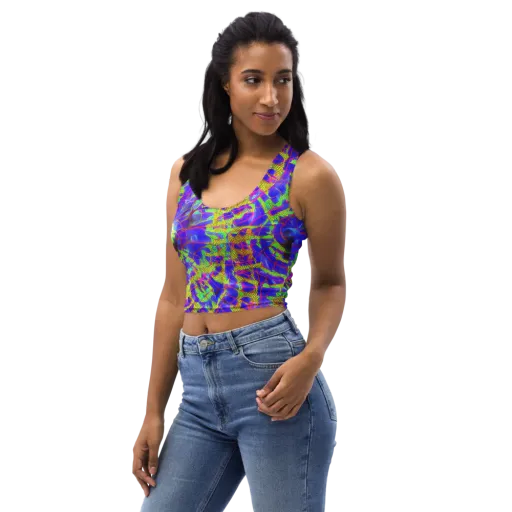 Victoire Vortex on a Crop Top