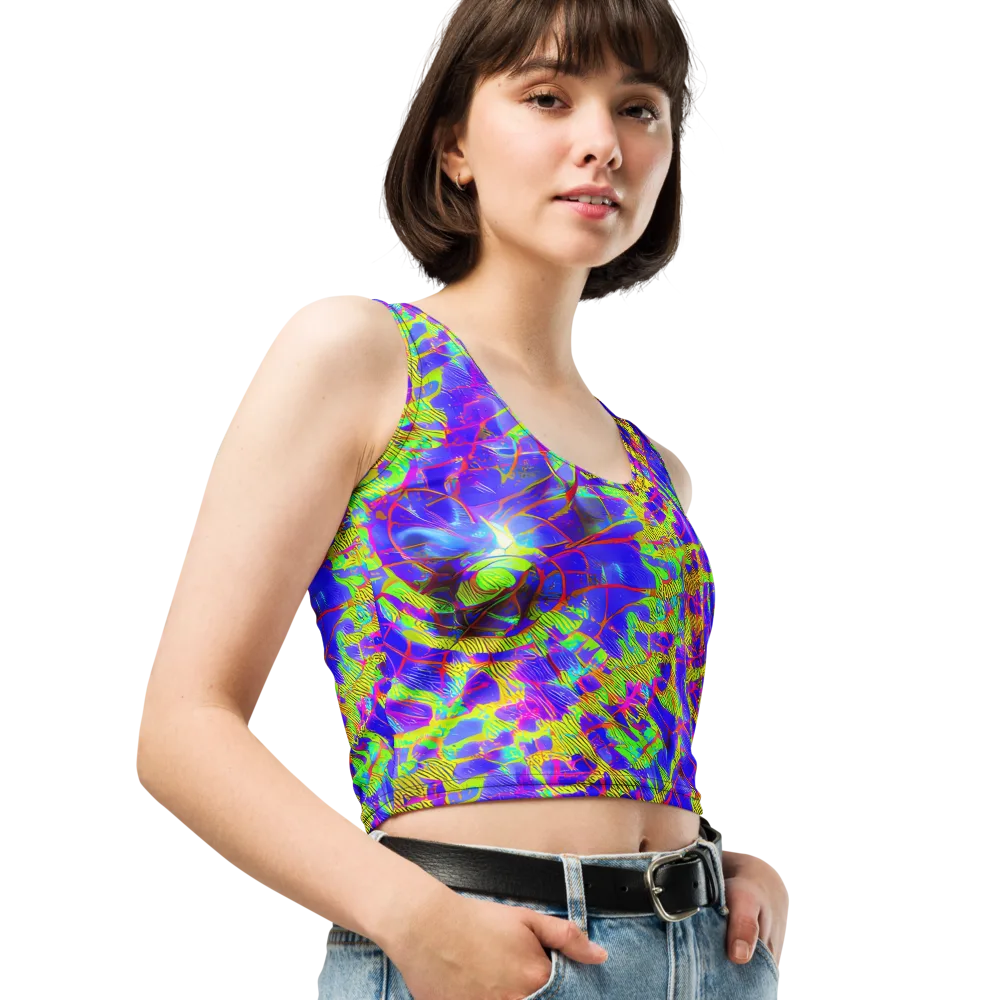 Victoire Vortex on Crop Top — Right Front