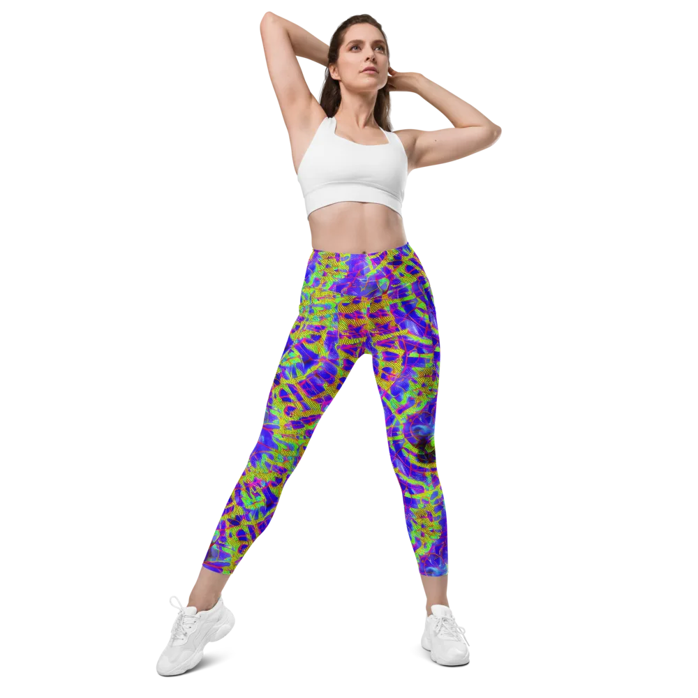 Victoire Vortex on Leggings with Pockets — Front