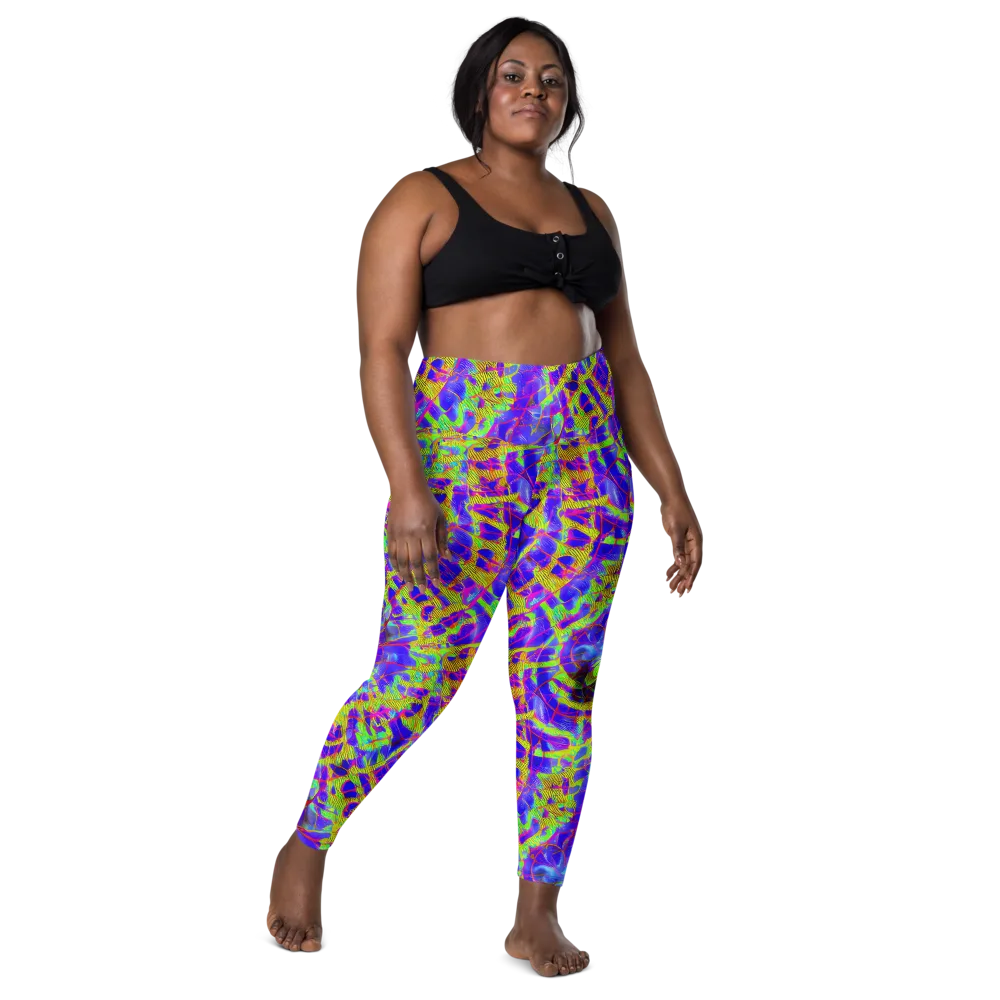 Victoire Vortex on Leggings with Pockets — Front
