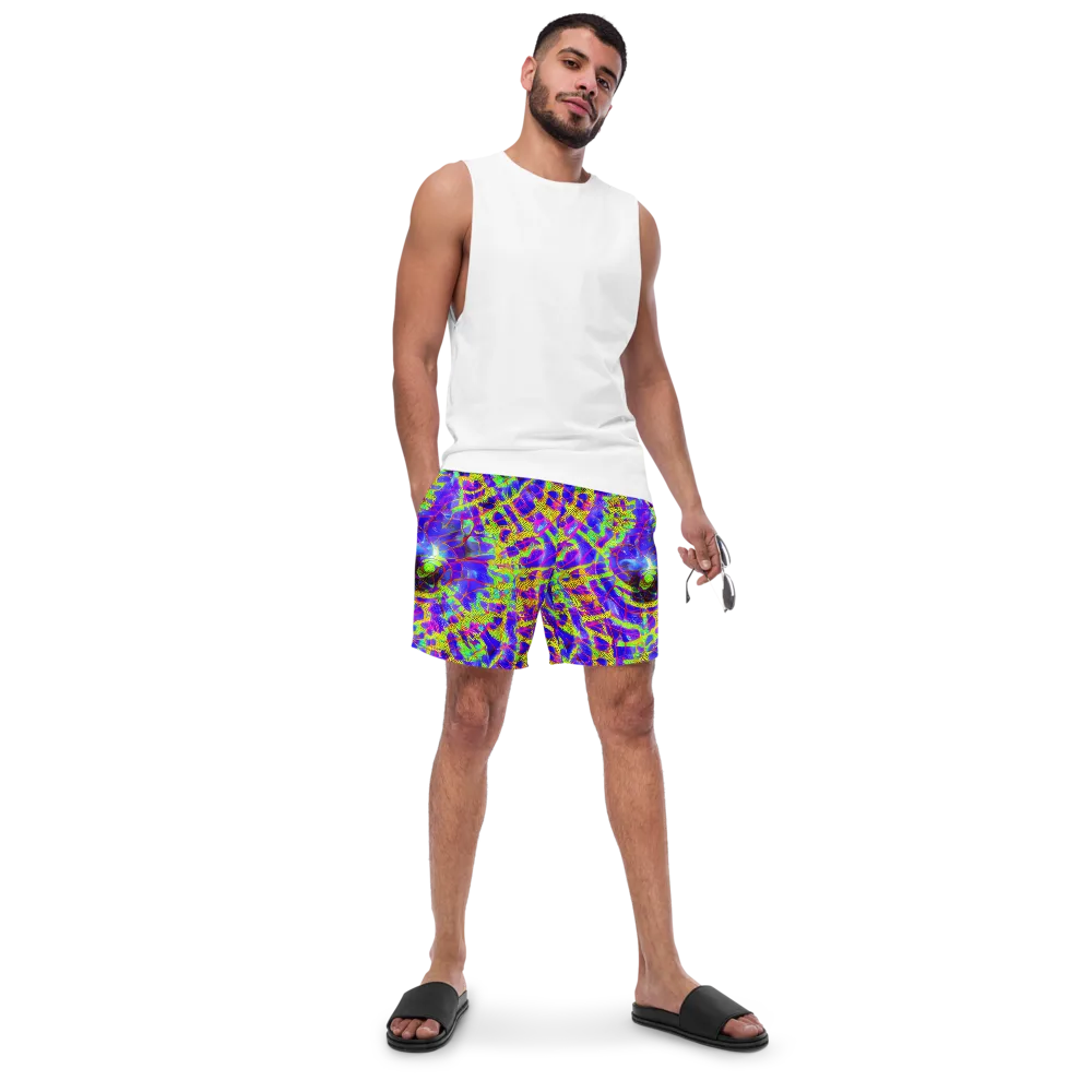 Victoire Vortex on Swim Trunks — Front