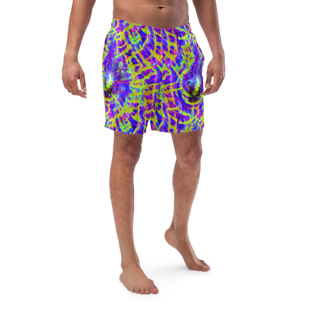Victoire Vortex on Swim Trunks — Front