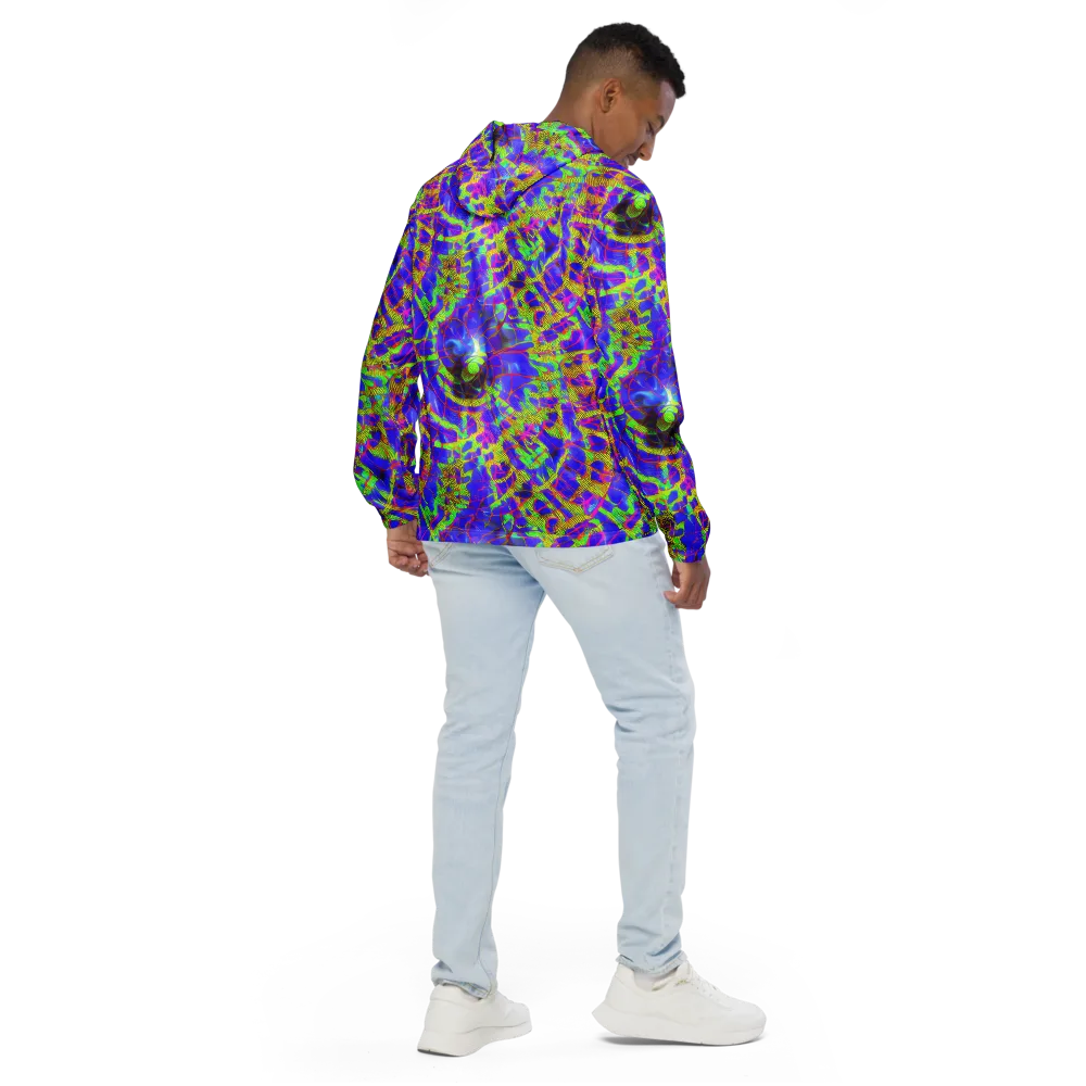 Victoire Vortex on Men's Windbreaker — Back