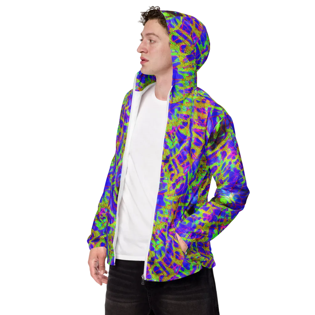 Victoire Vortex on Men's Windbreaker — Left Front