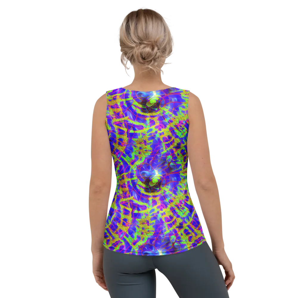Victoire Vortex on Women's Tank Top — Back