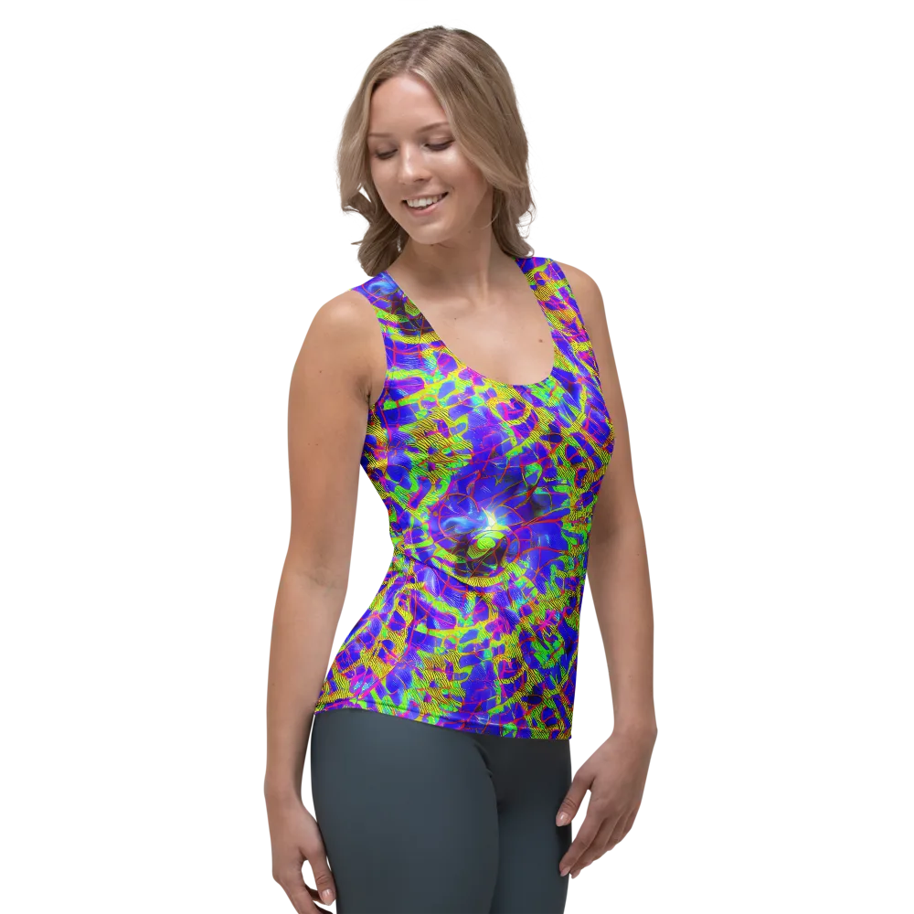 Victoire Vortex on Women's Tank Top — Right Front