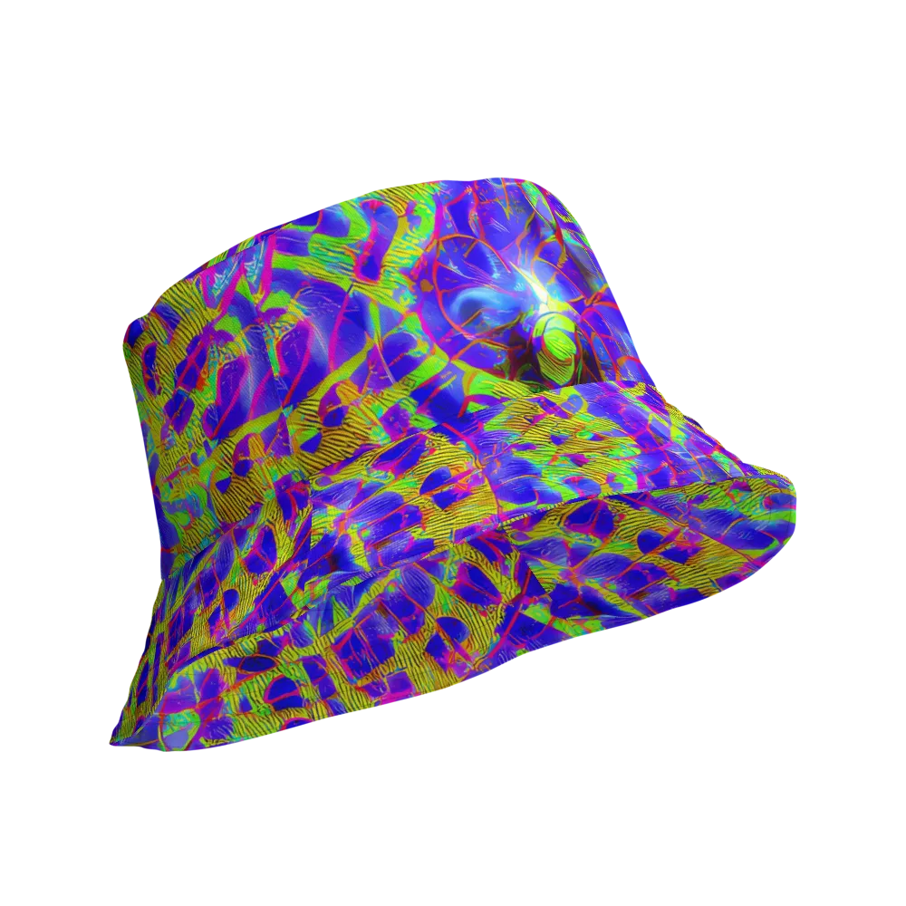 Victoire Vortex on Reversible Bucket Hat — Product details Outside