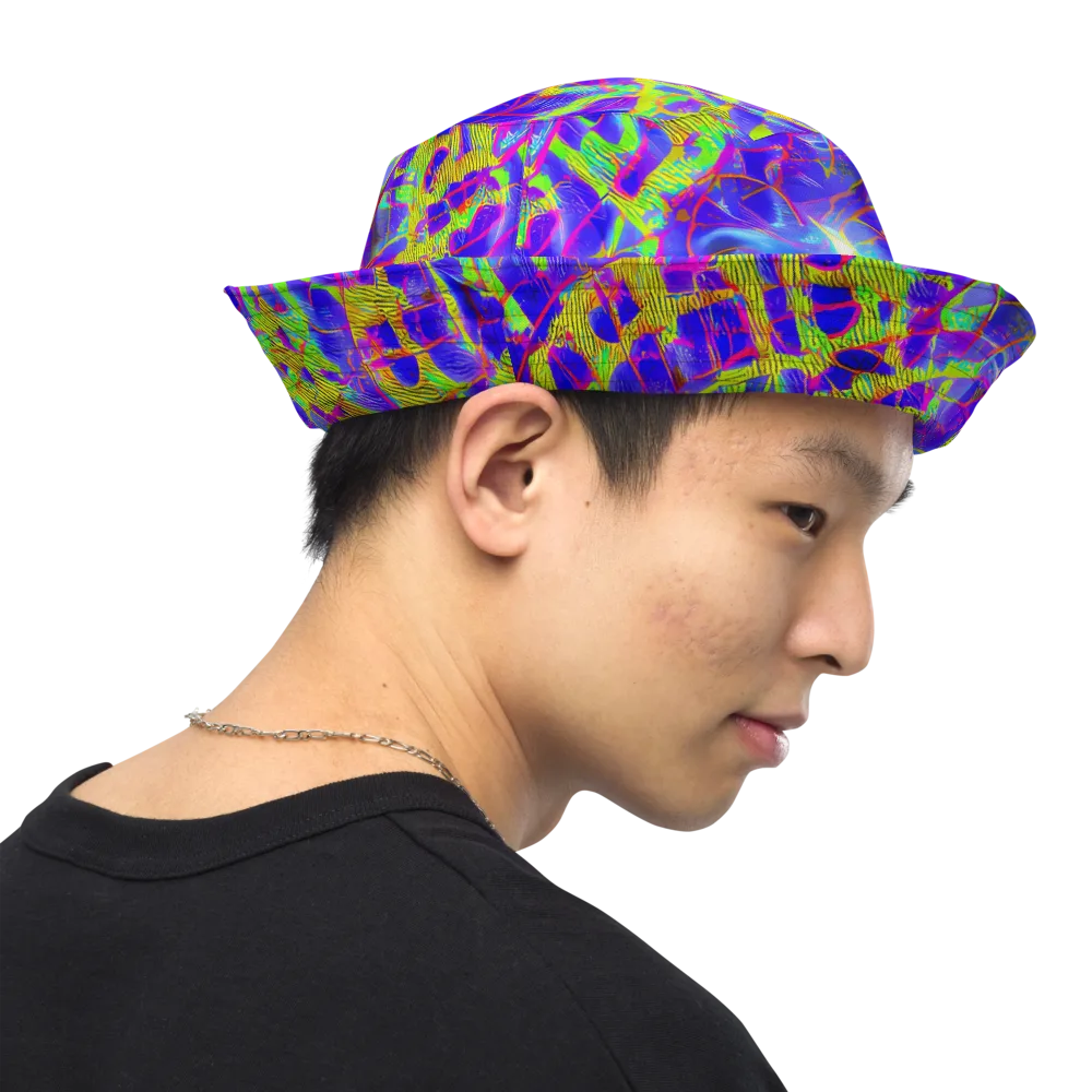 Victoire Vortex on Reversible Bucket Hat — Right Outside