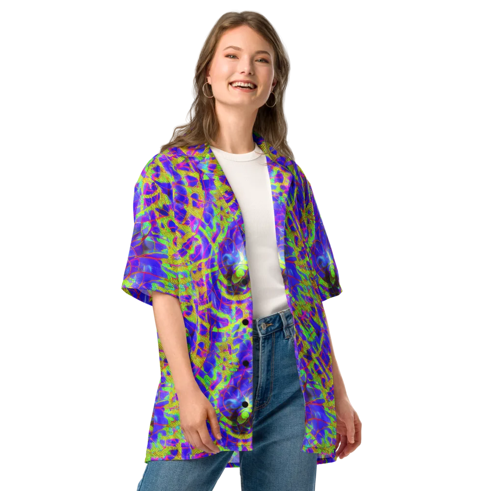 Victoire Vortex on Button Shirt — Front