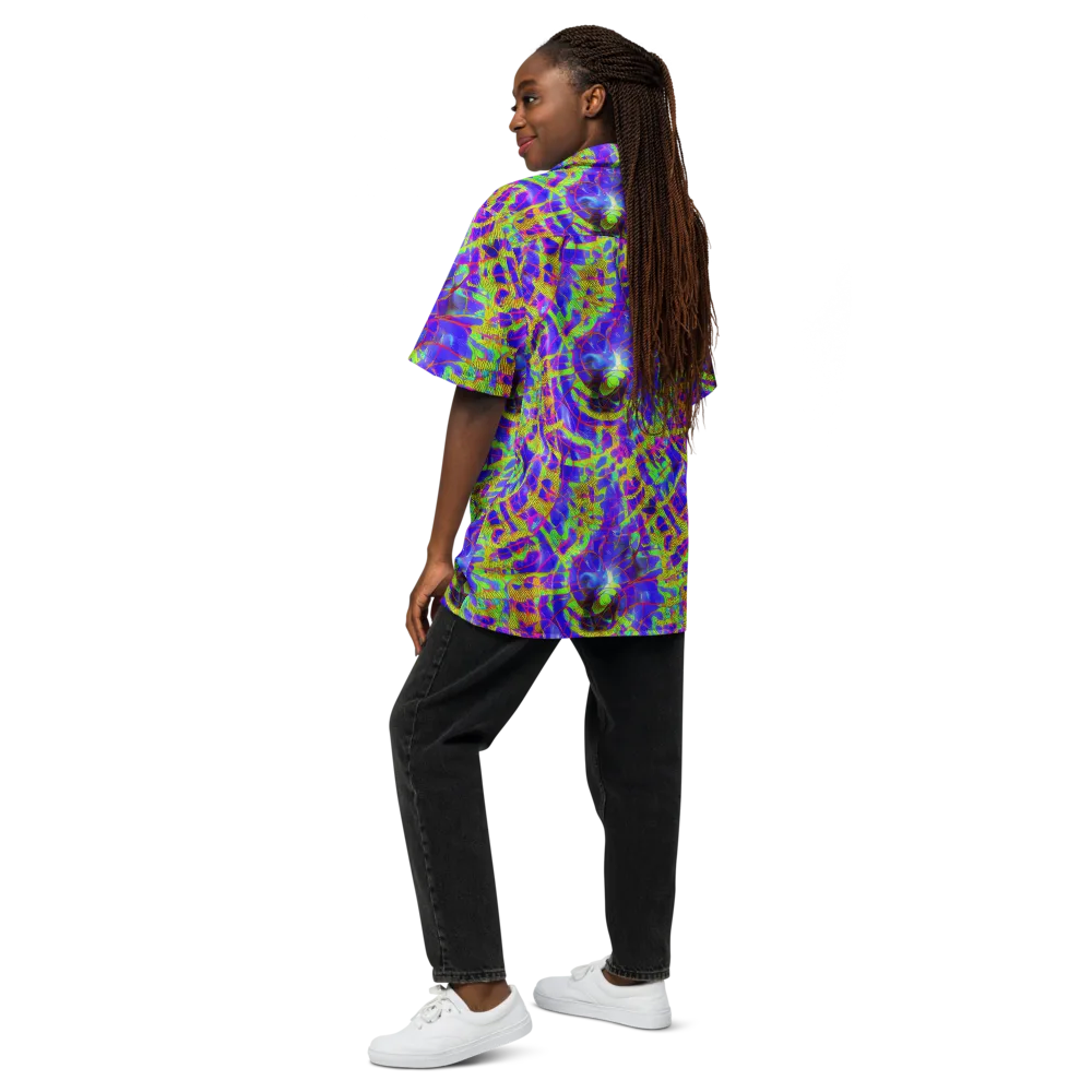 Victoire Vortex on Button Shirt — Back