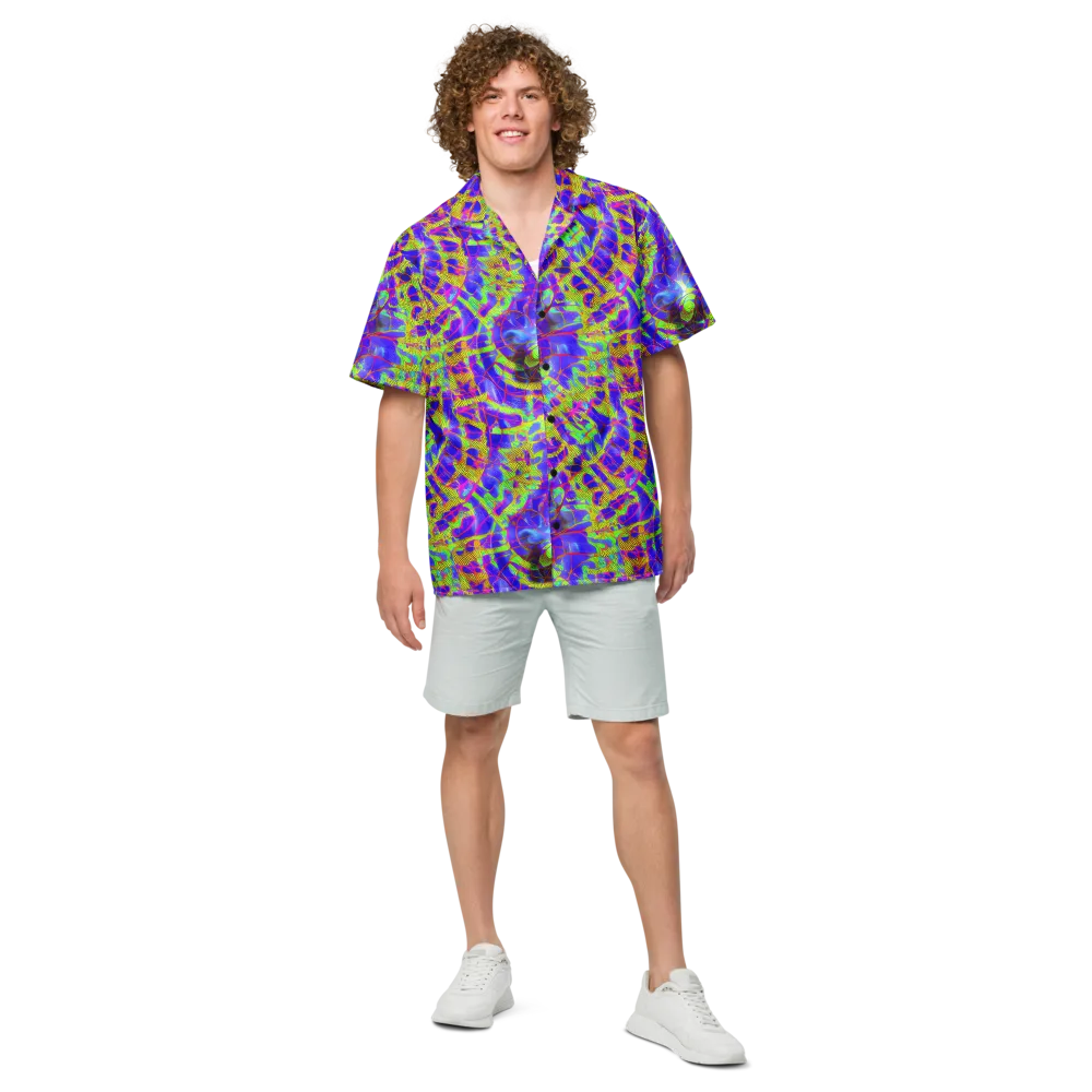Victoire Vortex on Button Shirt — Front