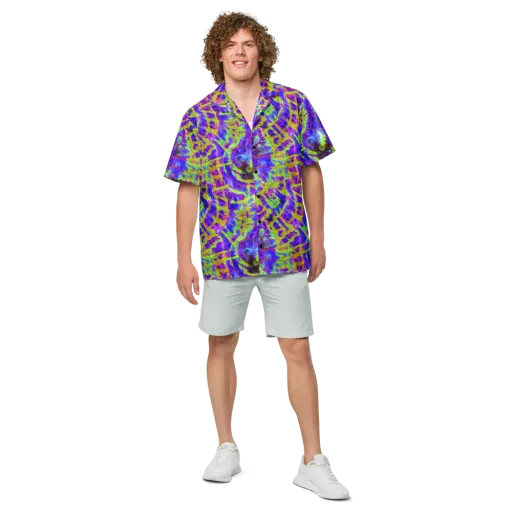 Victoire Vortex on a Button Shirt