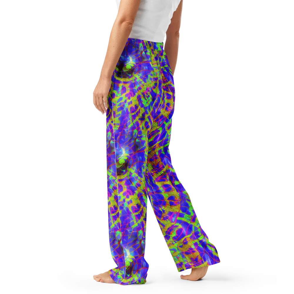 Victoire Vortex on Women's Pajama Pants — Left