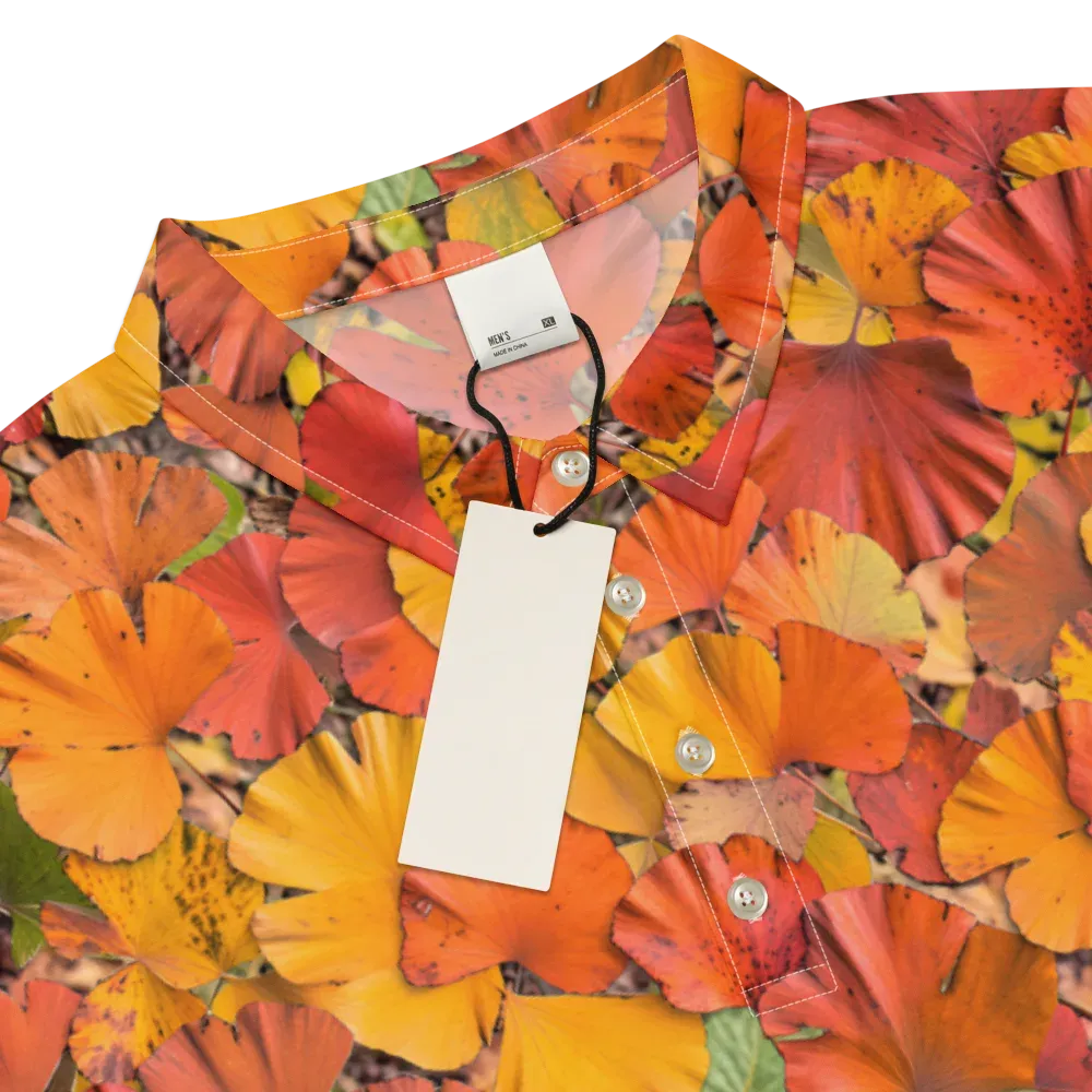 Autumn Ember on Men's Slim Fit Polo Shirt — Product details