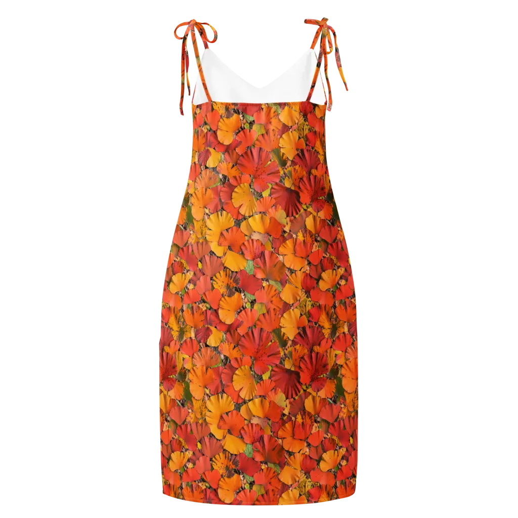 Autumn Ember on Slip Dress — Back