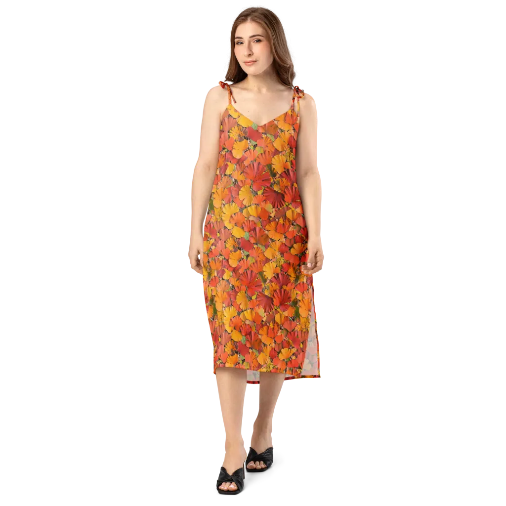 Autumn Ember on Slip Dress — Front