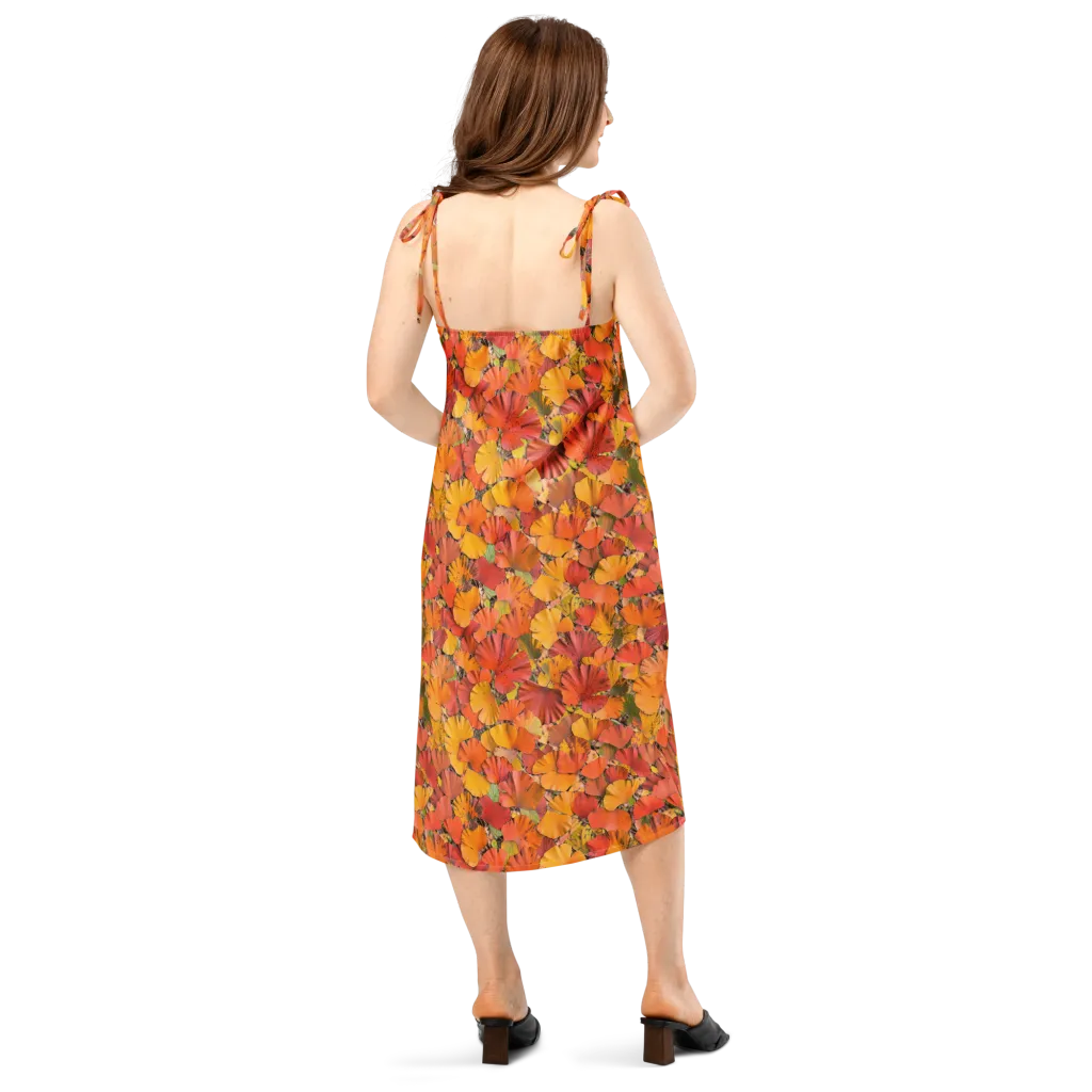 Autumn Ember on Slip Dress — Back