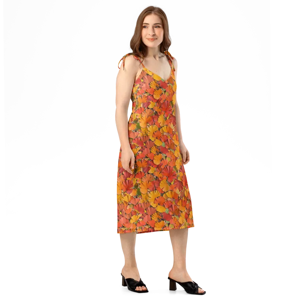 Autumn Ember on Slip Dress — Right Front
