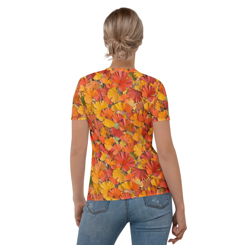 Autumn Ember on Women's Crew Neck T-Shirt — Back