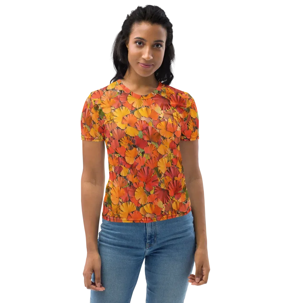 Autumn Ember on Women's Crew Neck T-Shirt — Front