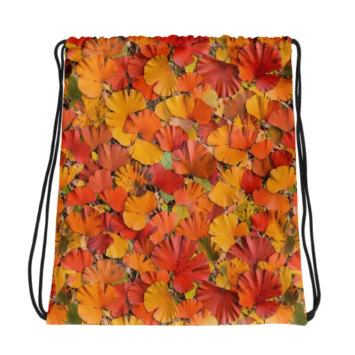 Autumn Ember on a Drawstring Bag