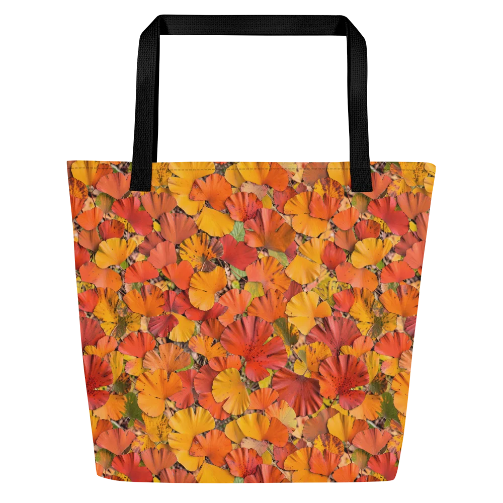 Autumn Ember on Large Tote Bag W/ Pocket — Front