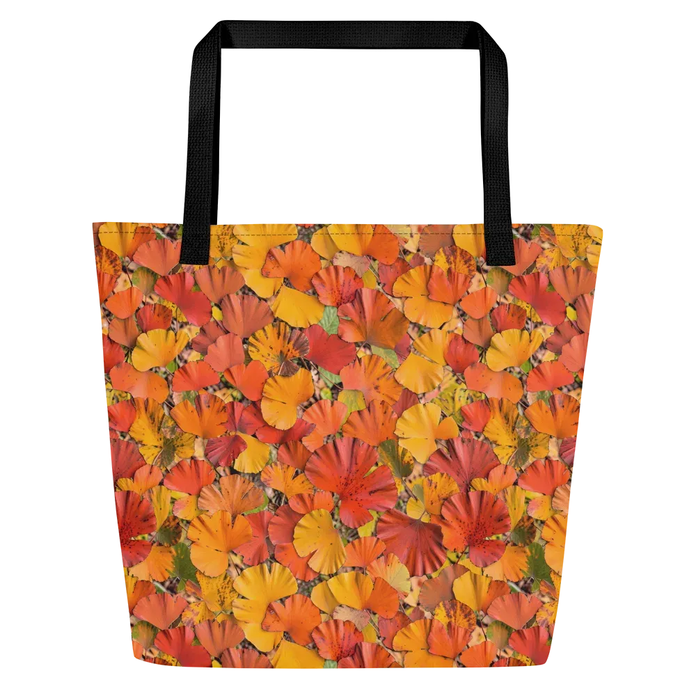 Autumn Ember on Large Tote Bag W/ Pocket — Front