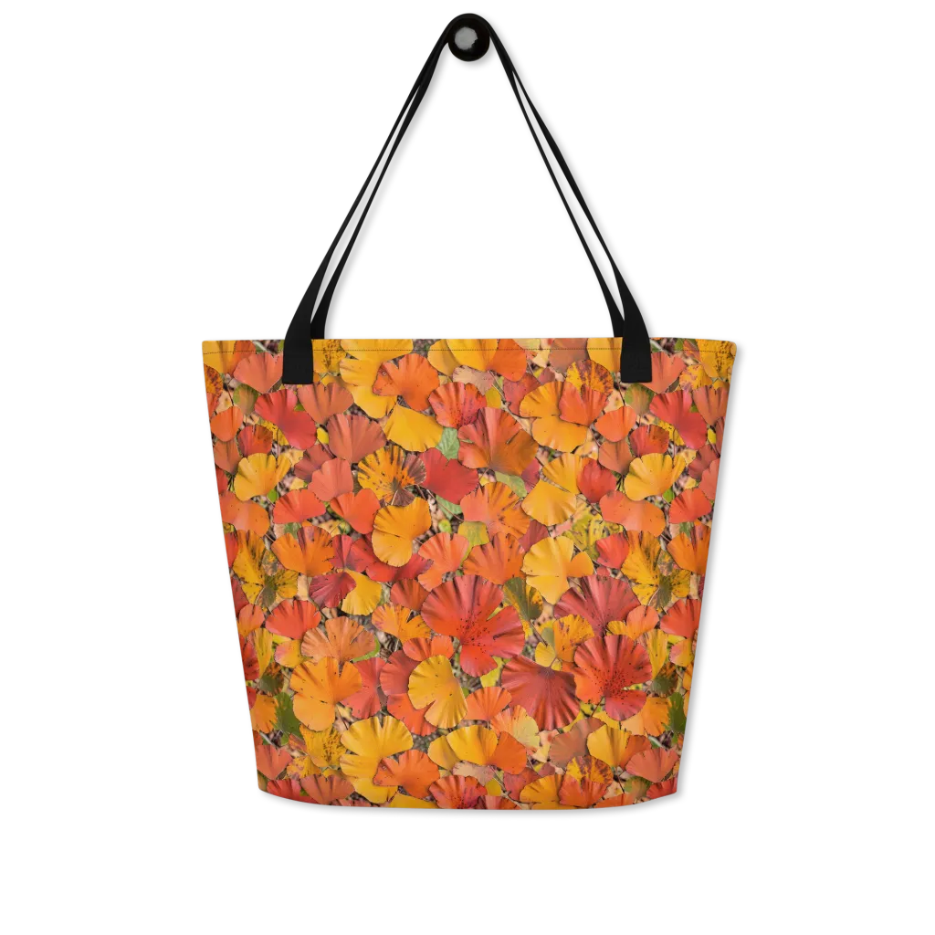 Autumn Ember on Large Tote Bag W/ Pocket — Front