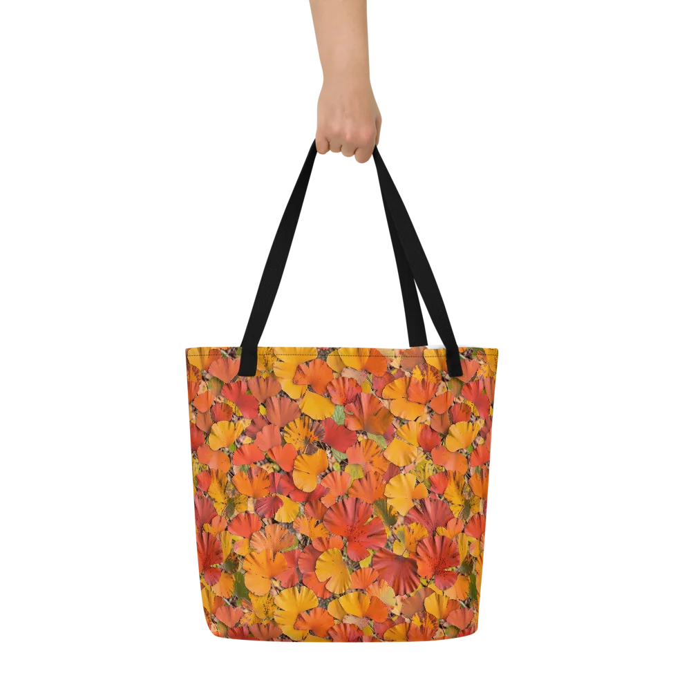 Autumn Ember on Large Tote Bag W/ Pocket — Front