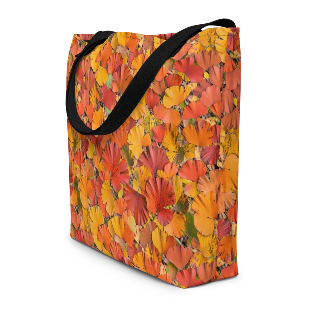 Autumn Ember on Large Tote Bag W/ Pocket — Front