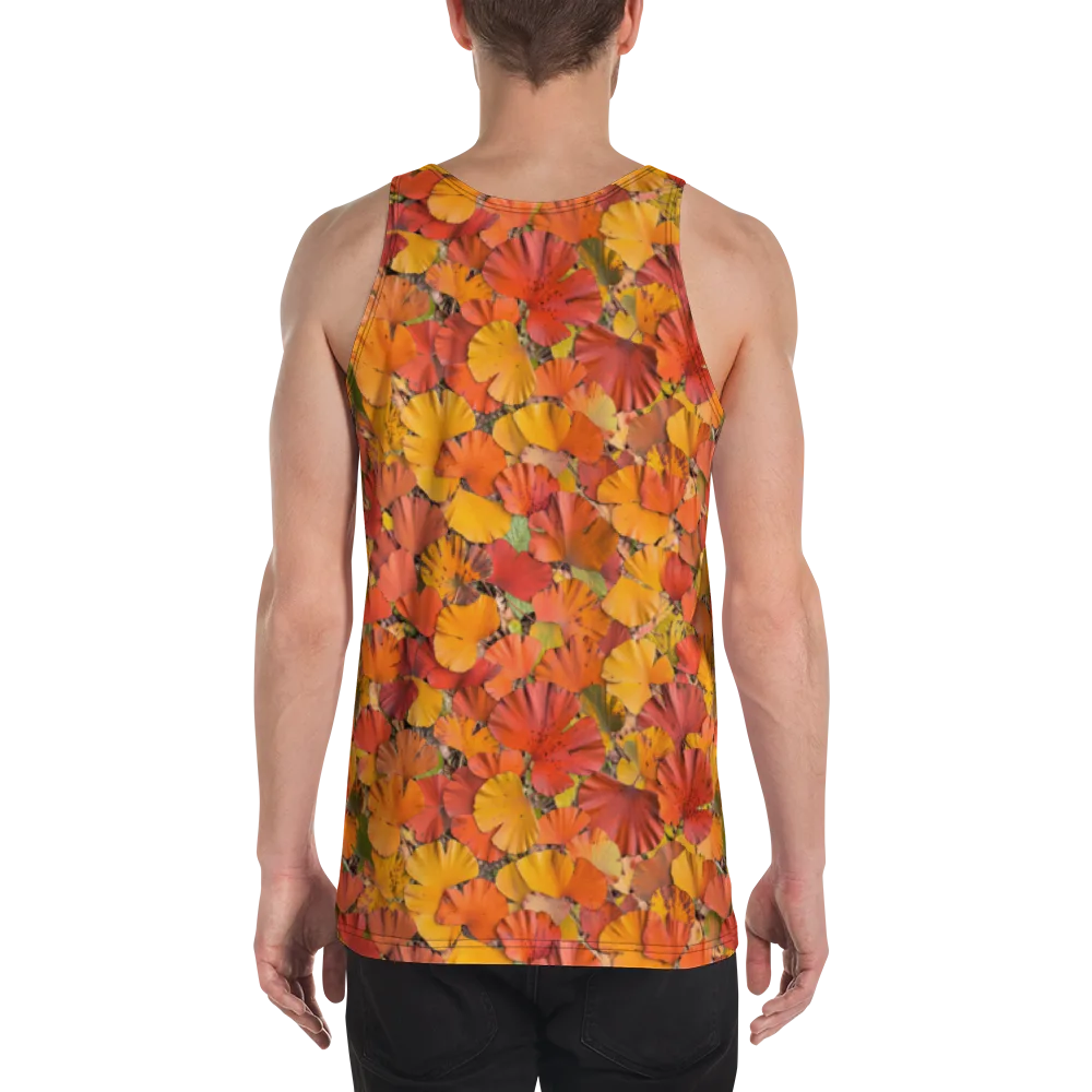 Autumn Ember on Men's Tank Top — Back
