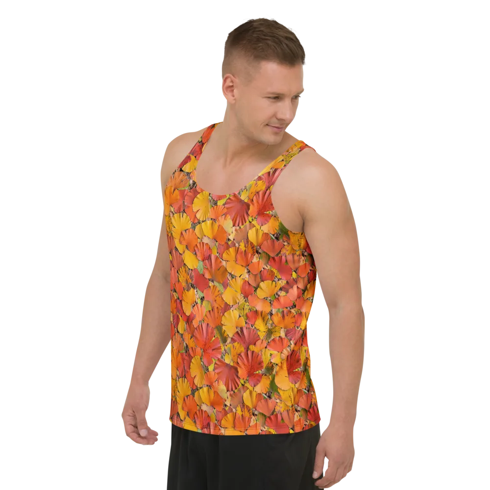 Autumn Ember on Men's Tank Top — Left Front