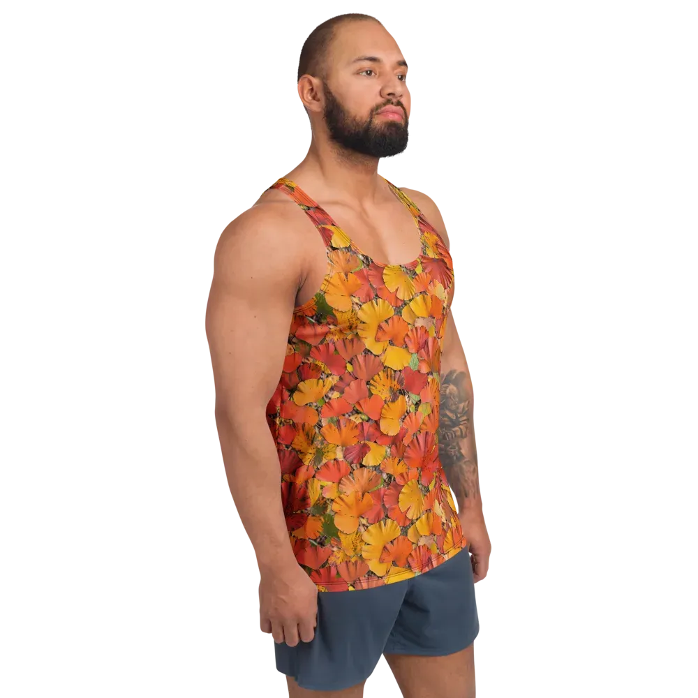 Autumn Ember on Men's Tank Top — Right Front