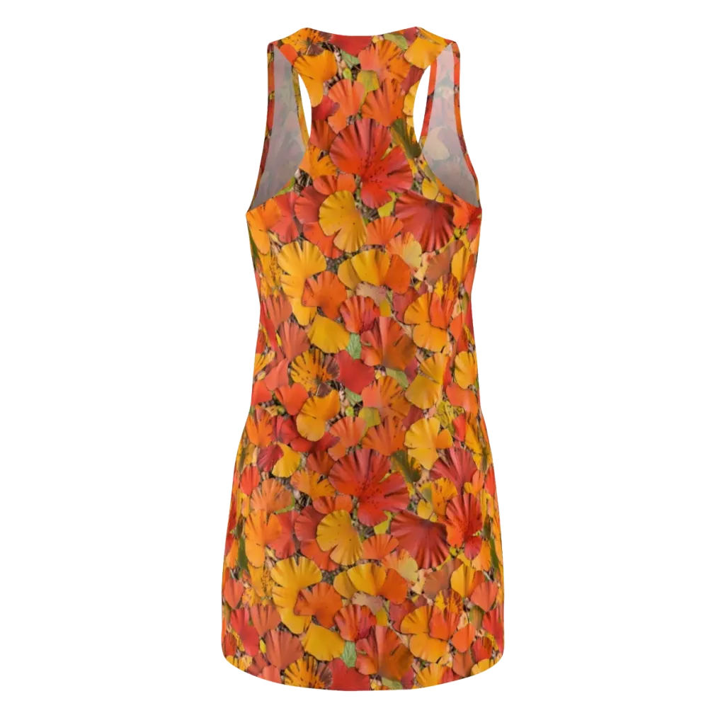 Autumn Ember on Racerback Dress — Back