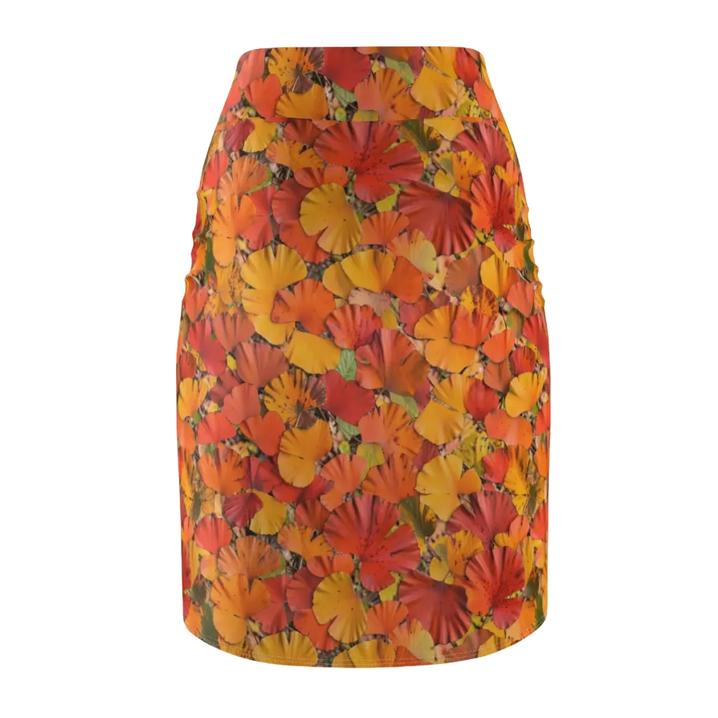 Autumn Ember on Pencil Skirt — Back