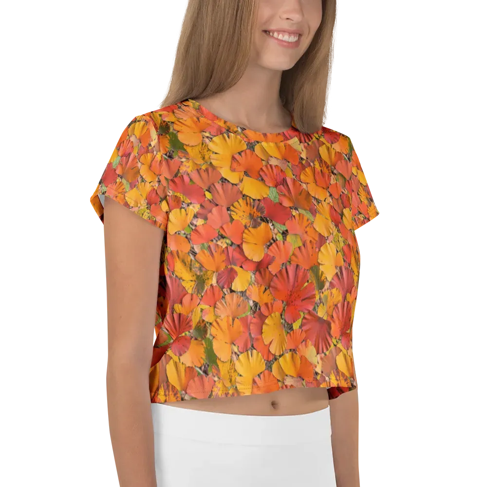 Autumn Ember on Crop Tee — Right