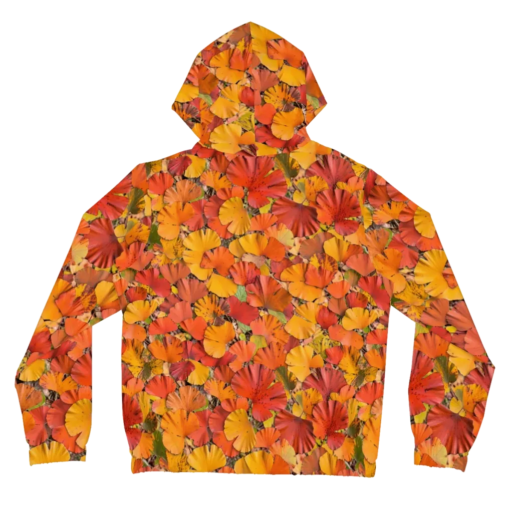 Autumn Ember on Women's Full-Zip Hoodie — Back