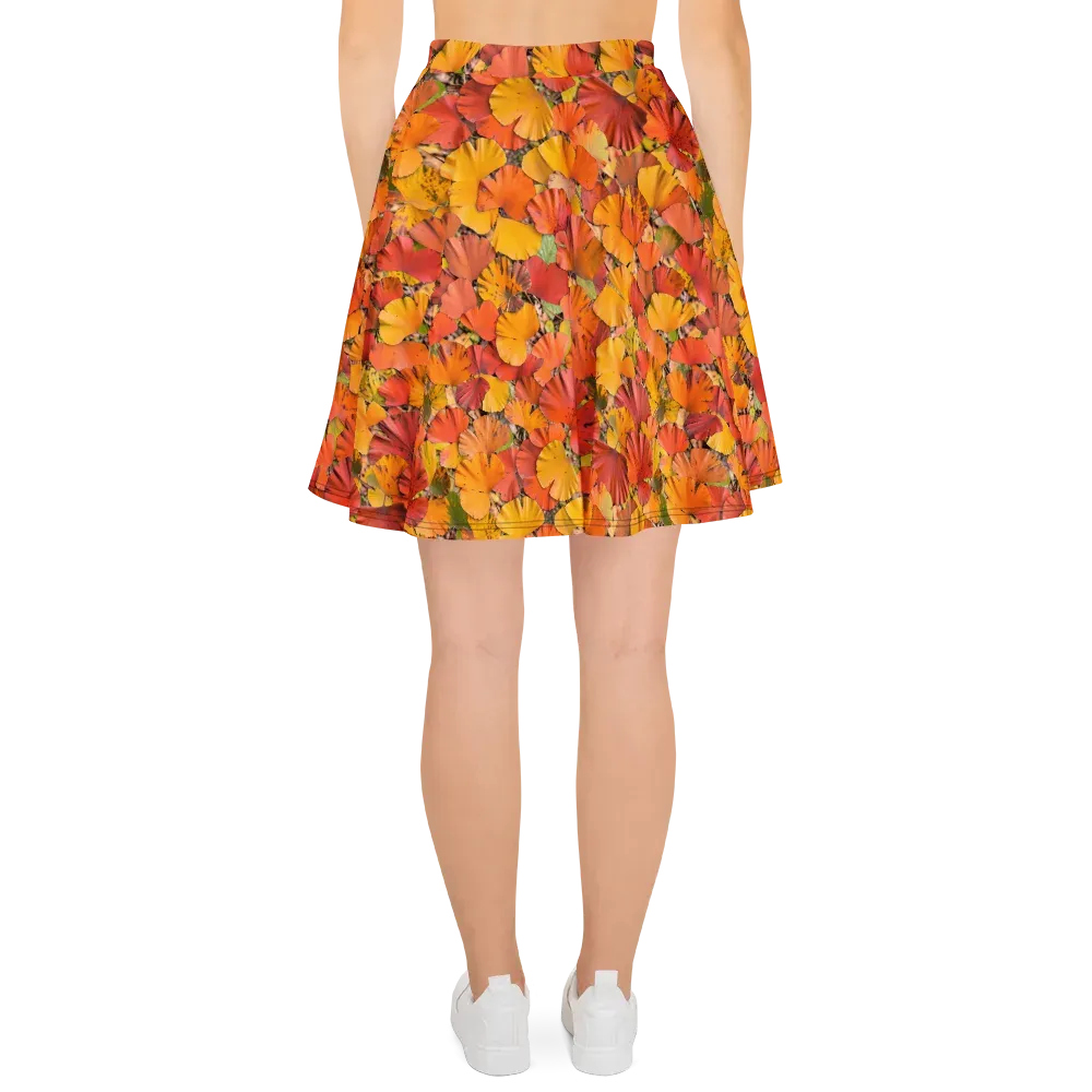 Autumn Ember on Skater Skirt — Back