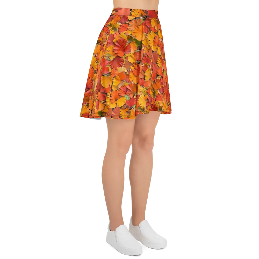 Autumn Ember on Skater Skirt — Right