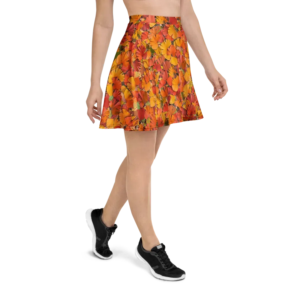 Autumn Ember on Skater Skirt — Right