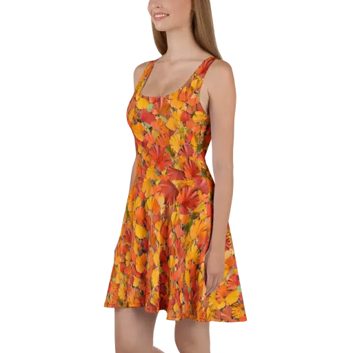 Autumn Ember on a Skater Dress