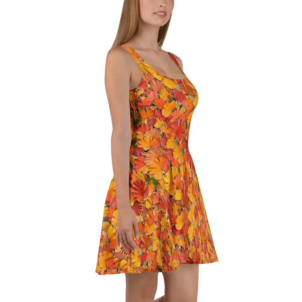 Autumn Ember on Skater Dress — Right