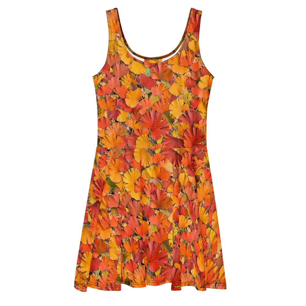 Autumn Ember on Skater Dress — Front