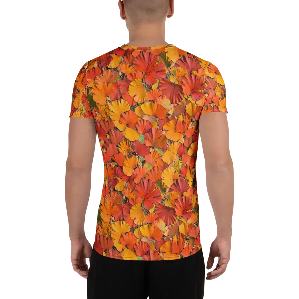 Autumn Ember on Men's Athletic T-Shirt — Back
